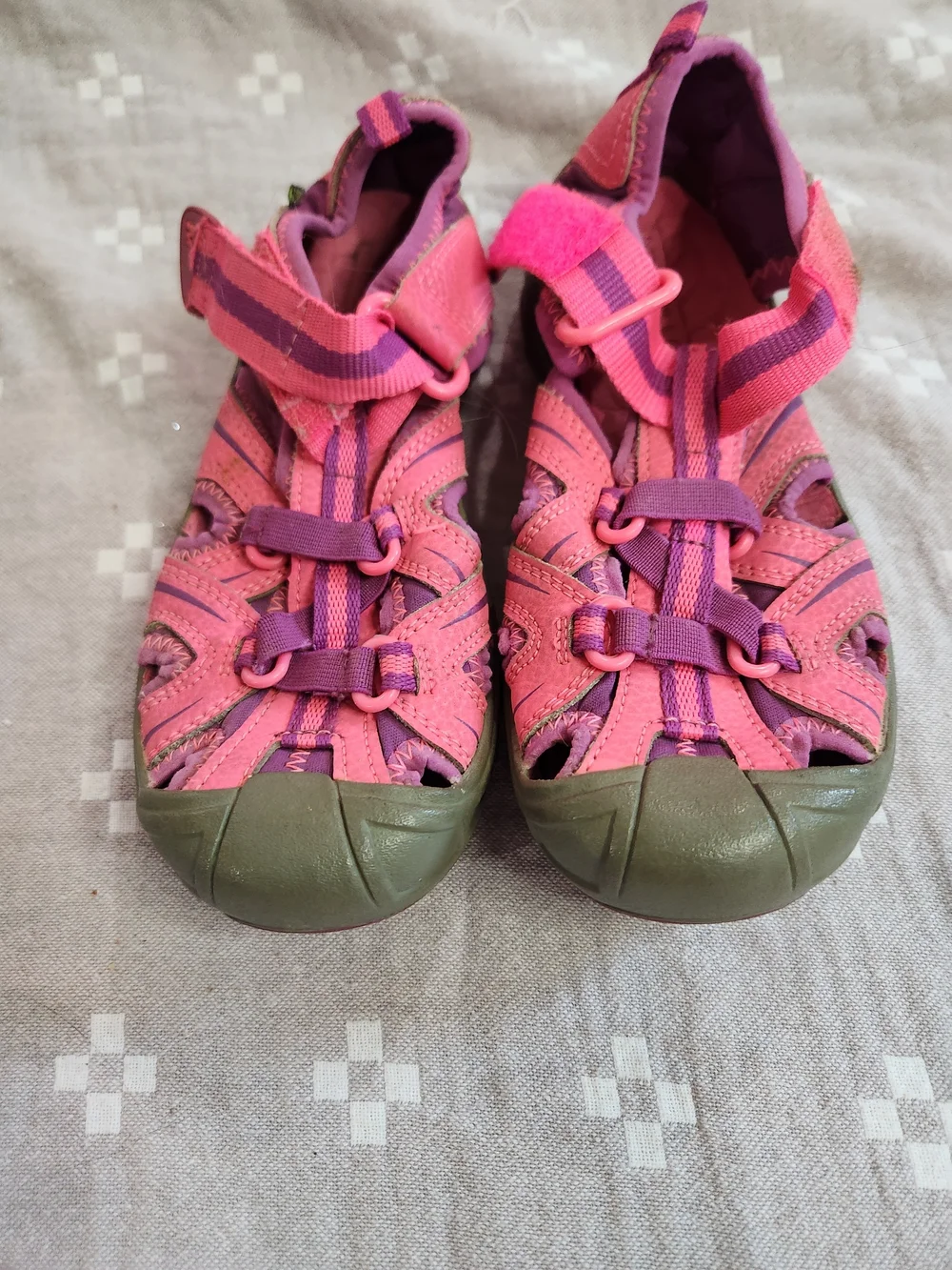 MERRELL Little Girls Pink Hydro Sport Sandals Size 1